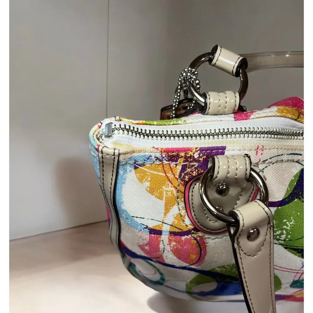 Coach 31141E Stamped Signature C Hallie East West Tote Bag & Wristlet